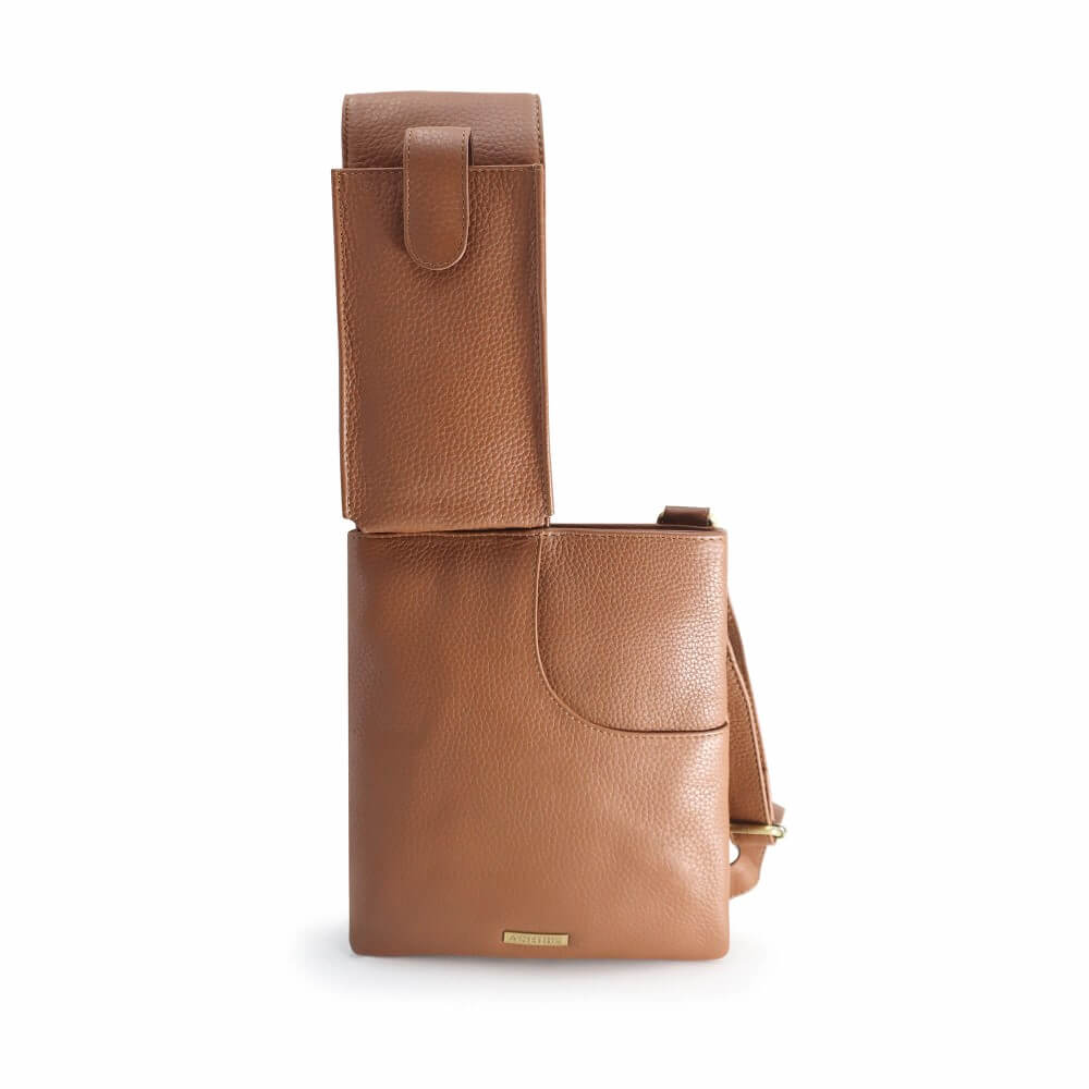 AS-2307 (Tan) Bags for men by y-not India