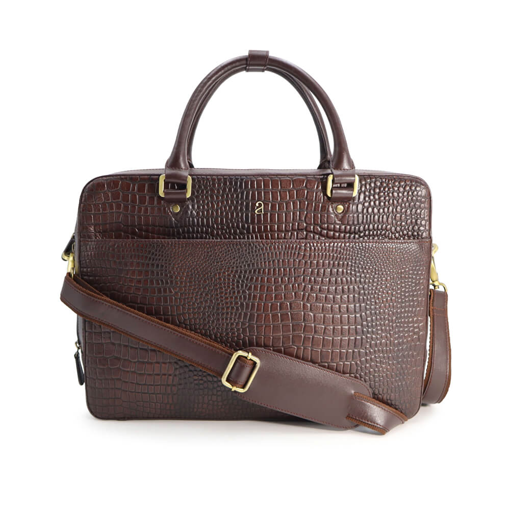 AS-2312-Brown Bags for men by y-not India