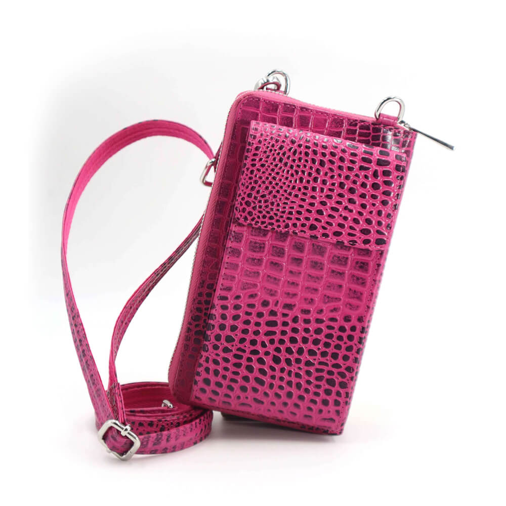 AS-MCB-01-Croco-Pink Bags for men by y-not India