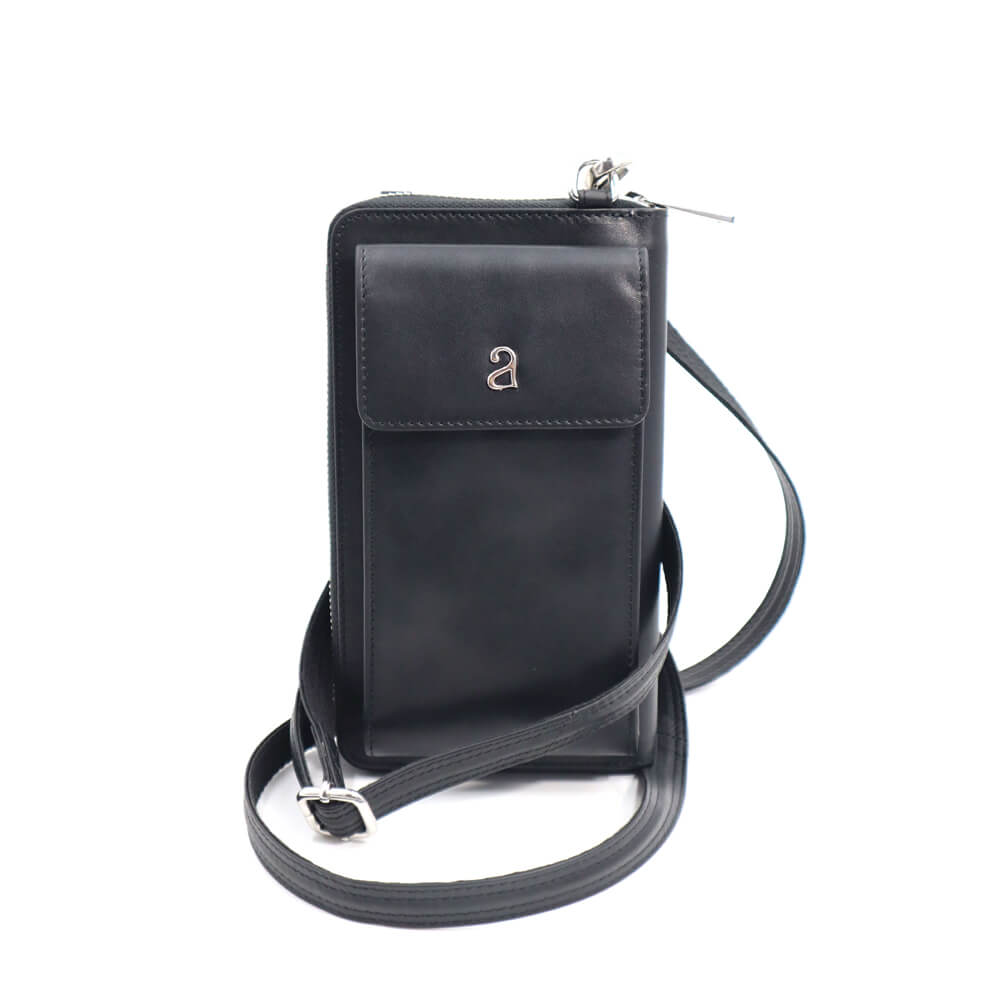 AS-MCB-01-Korean-Black Bags for men by y-not India